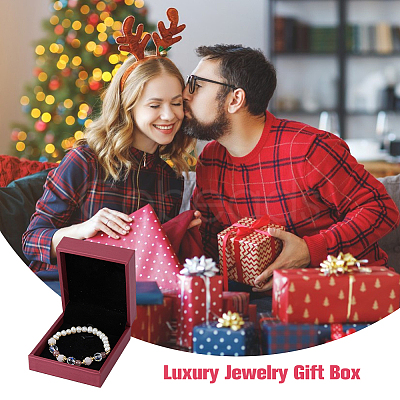 3Pcs 3 Styles PU Leather Jewelry Storage Boxes Sets with Velvet Inside CON-DC0001-05-1