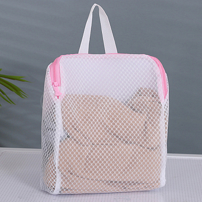 2Pcs Polyester Zipper Bags for Shoes Socks ABAG-LP0001-93A-1