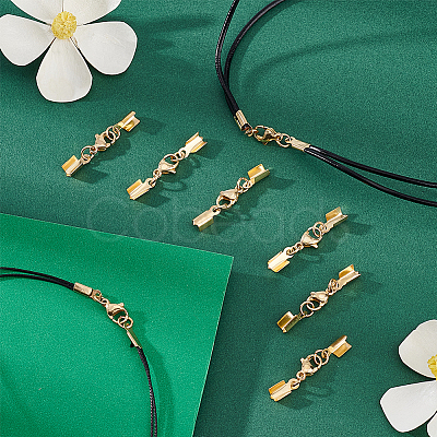 20Pcs 304 Stainless Steel Lobster Claw Clasps STAS-PH0006-15-1