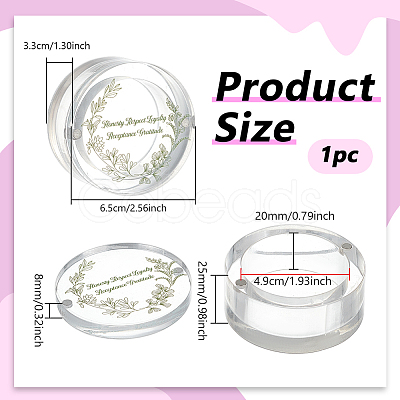 Transparent Acrylic Ring Display Boxes with Magnetic Lid CON-WH0095-116C-1