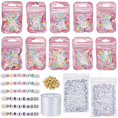 DIY Bracelet Kits CLAY-BM0001-67-1