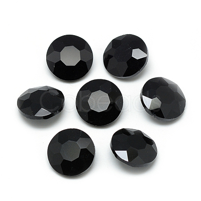 Pointed Back Glass Rhinestone Cabochons RGLA-T029-10mm-23-1