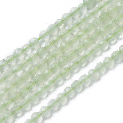 Natural New Jade Beads Strands G-F596-02-3mm-1