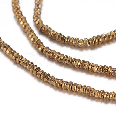 Non-Magnetic Hematite Beads Strands G-D822-03-1