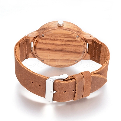 Zebrano Wood Wristwatches WACH-H036-30-1