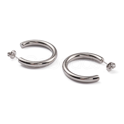 Non-Tarnish 304 Stainless Steel Stud Earrings for Women EJEW-G346-07B-P-1
