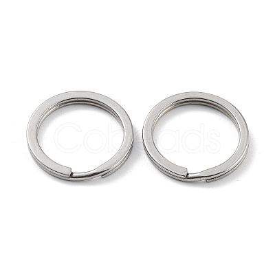 Non-Tarnish 304 Stainless Steel Split Key Rings STAS-Q314-01D-P-1