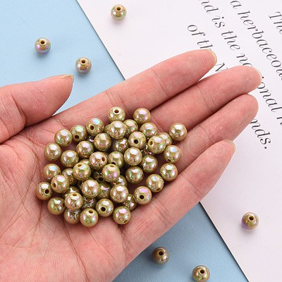 Opaque Acrylic Beads MACR-S370-D8mm-29-1