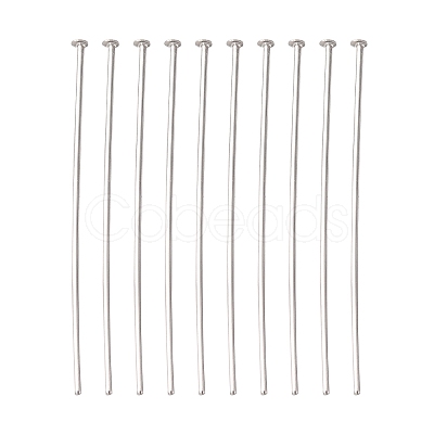 Tarnish Resistant 304 Stainless Steel Flat Head Pins STAS-E023-0.6x30mm-1