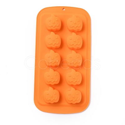 Halloween Jack-O-Lantern  Shape Food Grade Silicone Molds DIY-H126-02-1