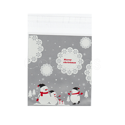Rectangle OPP Cellophane Bags for Christmas OPC-I005-08B-1