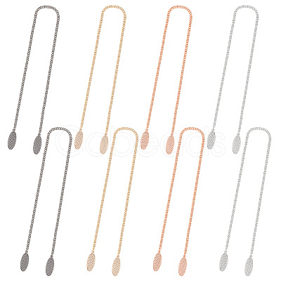 8Pcs 4 Style Alloy Napkin Clip AJEW-OC0004-44-1