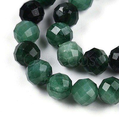 Natural Fuchsite Beads Strands G-T140-20A-1