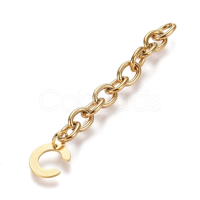 304 Stainless Steel Chain Extender X-STAS-K206-09G-C-1
