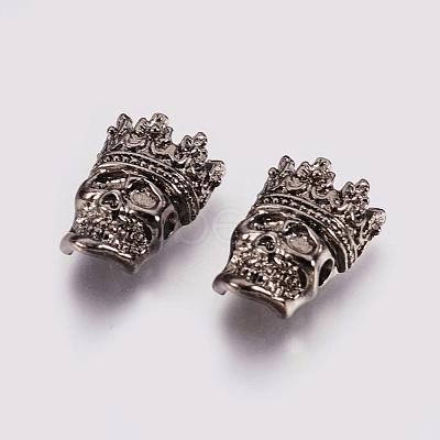 Tibetan Style Alloy Beads TIBEB-L002-05B-1