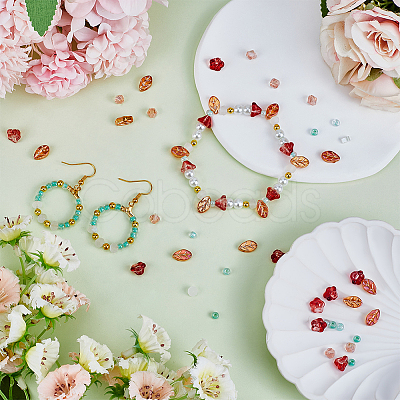 Mixed Styles Electroplate Glass Beads EGLA-SC0001-34-1