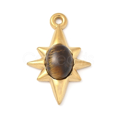 Dyed Synthetic Tiger Eye Pendants LS-STAS-R162-05G-04-1-1