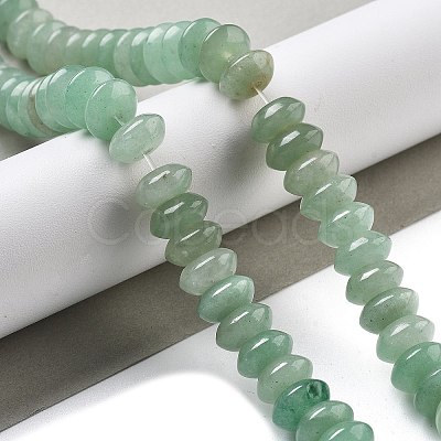 Natural Green Aventurine Beads Strands G-P559-A13-02-1