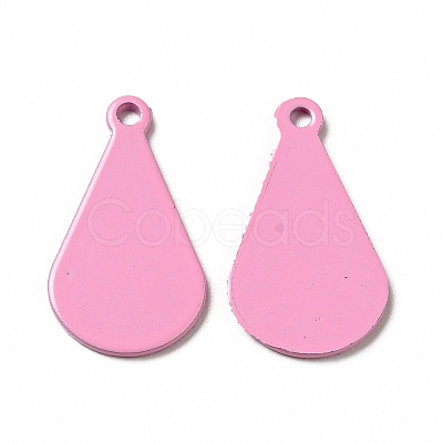 Spray Painted 201 Stainless Steel Pendants STAS-G304-03-1