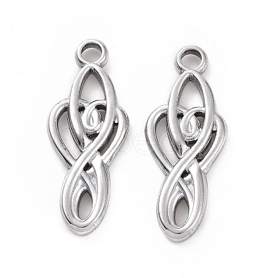 Non-Tarnish 304 Stainless Steel Pendants STAS-C003-13P-1
