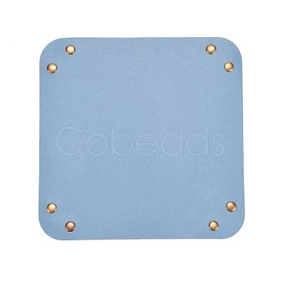 PVC Leather Storage Tray Box with Snap Button AJEW-D050-01A-03AB-1