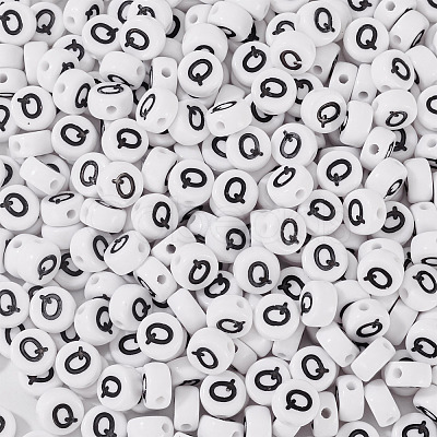 500Pcs Acrylic Beads SACR-TA0001-55Q-1