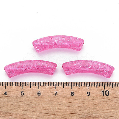 Transparent Crackle Acrylic Beads CACR-S009-001A-N82-1
