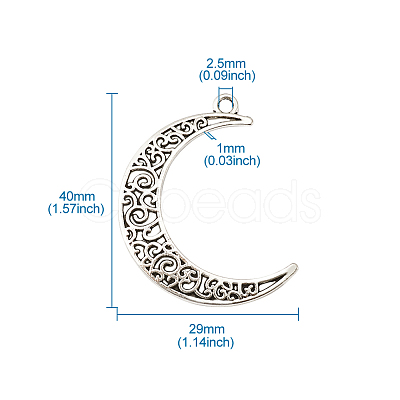 Tibetan Style Alloy Pendants TIBE-TA0001-08AS-1