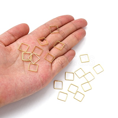Square Brass Linking Rings EC03010mm-G-1