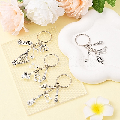 Music Theme Alloy Keychain KEYC-FS00029-01-1