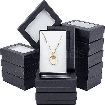 Rectangle Valentines Day Presents Packages Cardboard Jewelry Set Boxes CBOX-NB0001-04-1