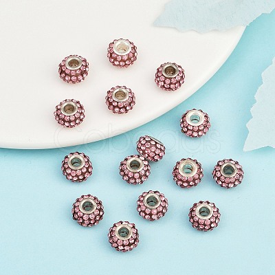 Resin Rhinestone Beads CPDL-H001-10x7mm-9-1