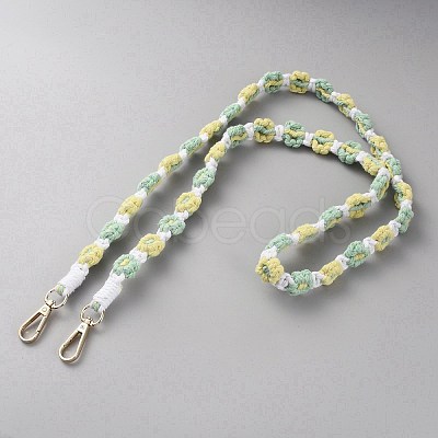 Cotton Rope Shoulder Phone Straps AJEW-WH20026-01K-1