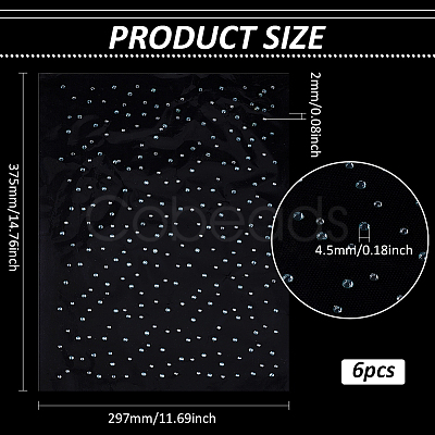 Hotfix Glass Rhinestone DIY-WH0349-388B-1