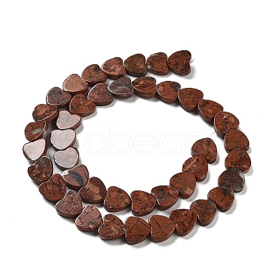 Natural Red Jasper Beads Strands G-L420-25-10mm-13-1