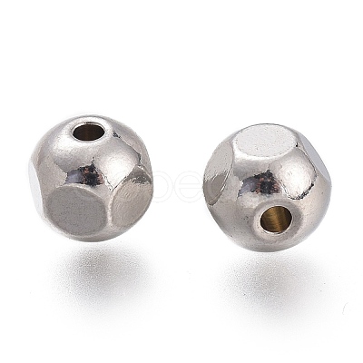 Tarnish Resistant 304 Stainless Steel Beads STAS-O130-01A-1