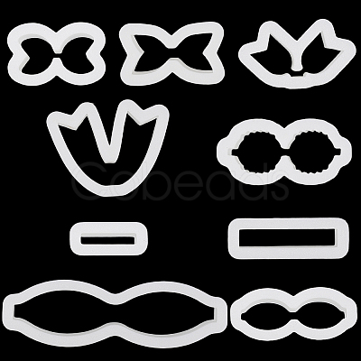 4 Boxs 4 Styles Plastic Molds DIY-SC0030-53A-1