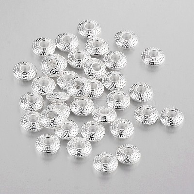 Tibetan Style Alloy Spacer Beads TIBEB-R011-S-LF-1