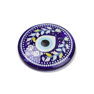 Handmade Lampwork Pendants LAMP-R005-01K-1