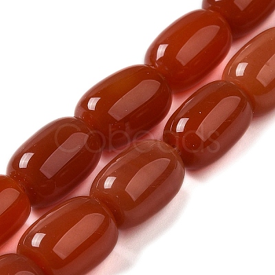Natural Carnelian Column Beads Strands G-P063-67-1