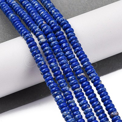 Synthetic Imperial Jasper Dyed Beads Strands G-K343-C39-06-1