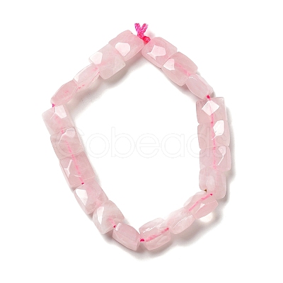Natural Madagascar Rose Quartz Beads Strands G-G980-11-1