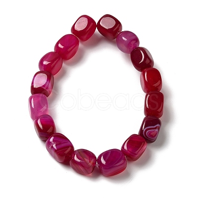 Natural Agate Beads Strands G-H295-A01-01-1