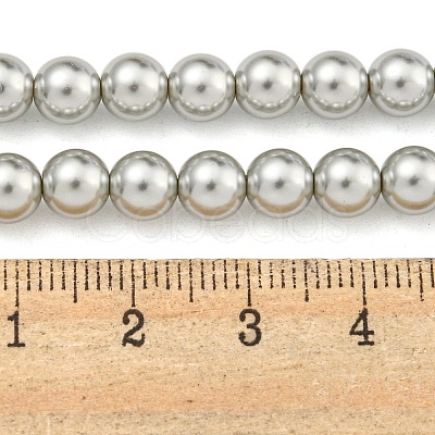 Glass Pearl Beads Strands HY-G002-01C-04-1
