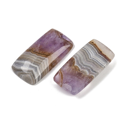Natural Amethyst Lace Agate Pendants G-A244-10A-1