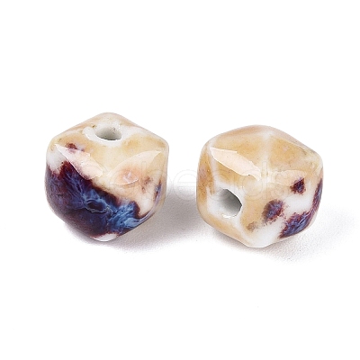 Vintage Handmade Porcelain Beads PORC-N013-18-25-1