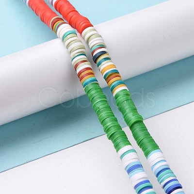 Handmade Polymer Clay Bead Strands CLAY-C003-04E-1
