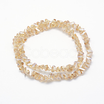 Electroplate Glass Beads Strands EGLA-J143-A-PL03-1