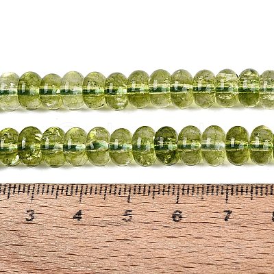 Crackle Transparent Glass Beads Strands GLAA-N074-02A-13-1