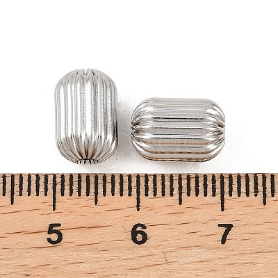 304 Stainless Steel Beads STAS-F339-10B-02-1